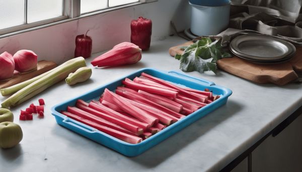 Comment bien congeler de la rhubarbe pour des plats délicieux