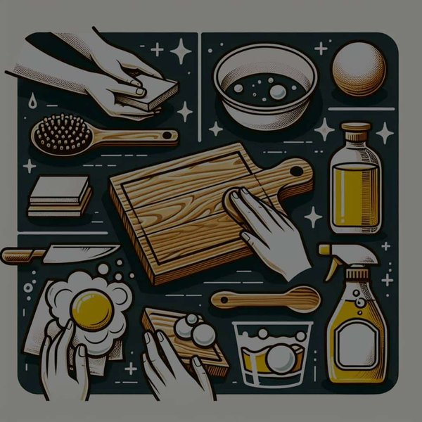 Quelle est la meilleure méthode pour nettoyer une planche à découper en bois?