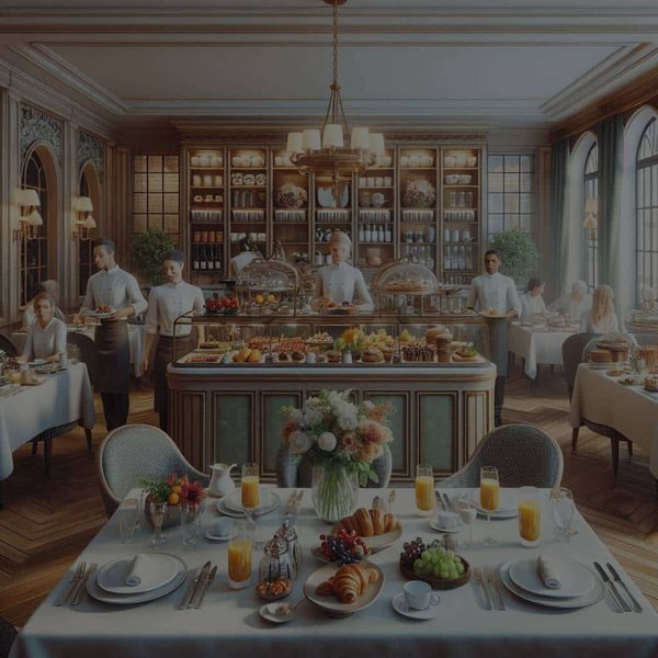 Comment concevoir un service de petit-déjeuner buffet premium pour un hôtel de charme?